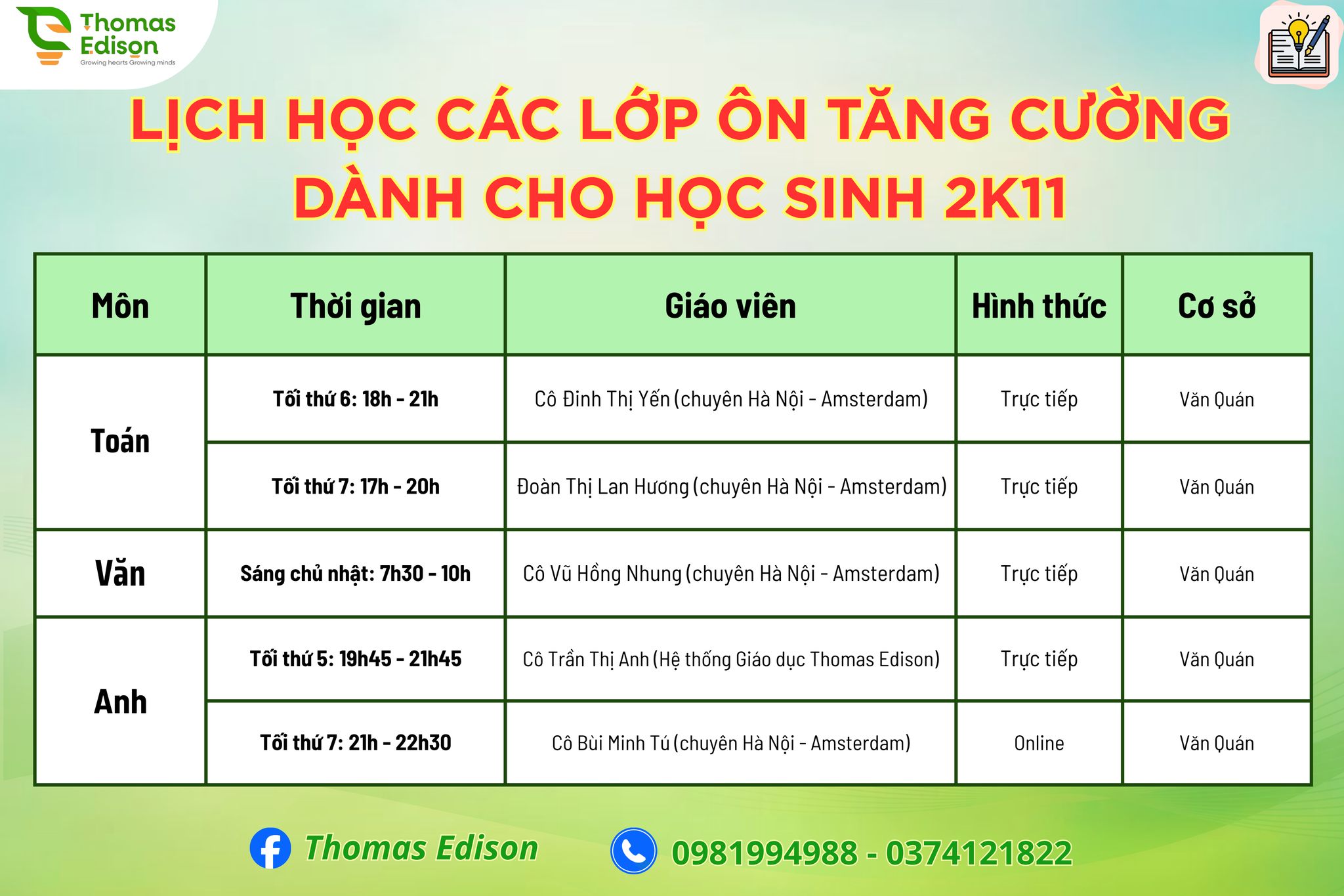 🔥 CÙNG 2K11: TĂNG CƯỜNG LUYỆN ĐỀ - BỨT TỐC VỀ ĐÍCH🔥